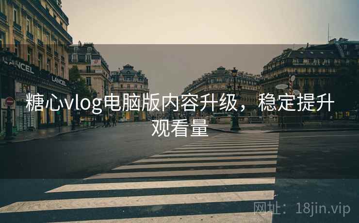 糖心vlog电脑版内容升级，稳定提升观看量